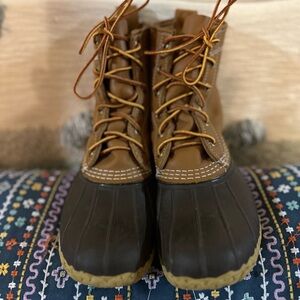L.L.Bean Bean 8in Boot - Women's 8 Tan/Bean Boot Brown/Gum